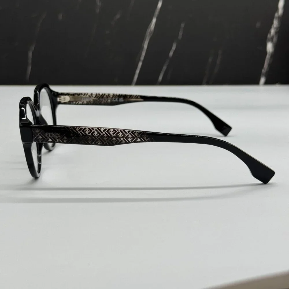 NEW FENDI FE50049I 001 BLACK EYEGLASSES WOMEN FENDI